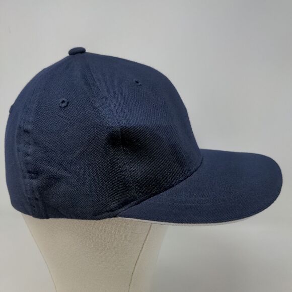 Sean John Men's Fitted Hat Blue Size M/L Embroidered Logo 100% Cotton - Picture 4 of 8